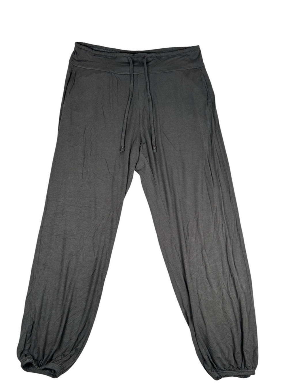 Barefoot Dreams Luxe Milk Jersey Namaste Joggers with pockets, grey, Size Small - Picture 11 of 13